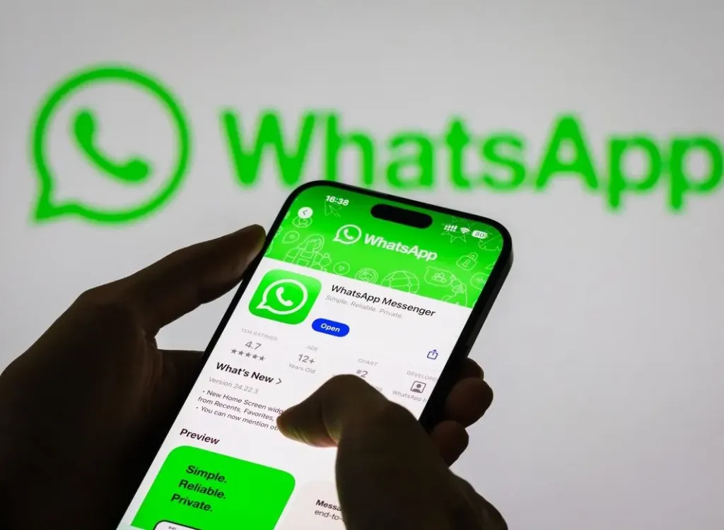 WhatsApp on mobile