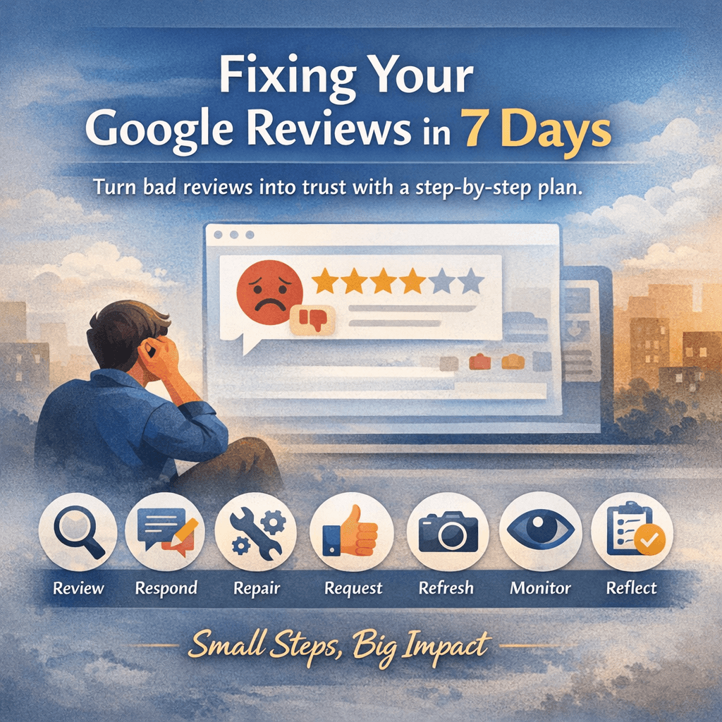 Fix Bad Google Reviews in 7 Days: A Step-by-Step Plan for Small Businesses