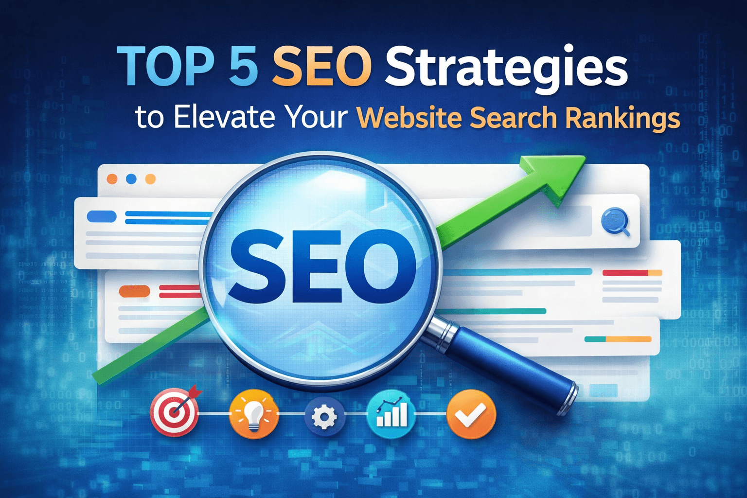 Top 5 SEO Strategies to Elevate Your Website Search Rankings