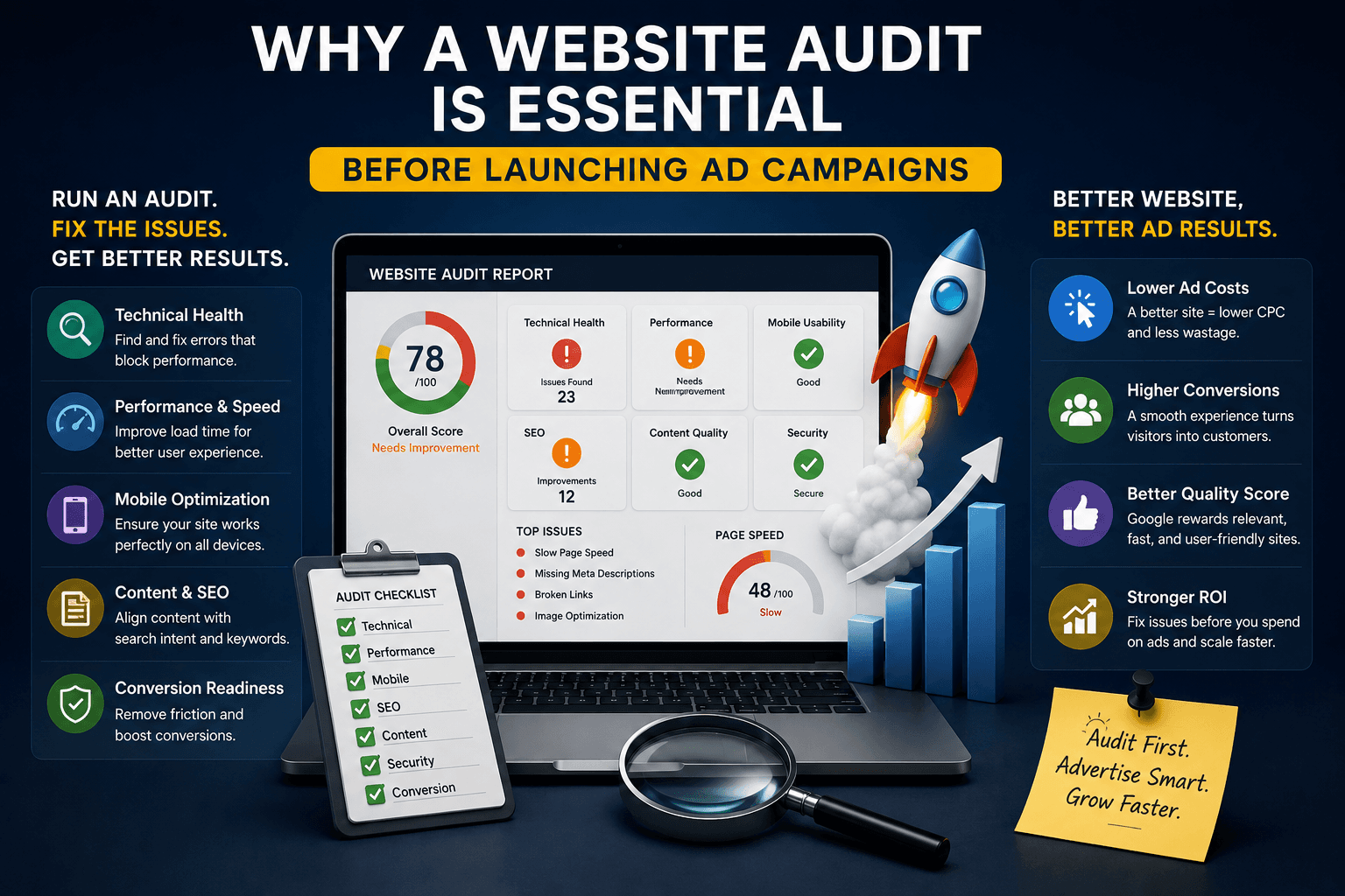 Why a Website Audit Is Essential Before Launching Ad Campaigns