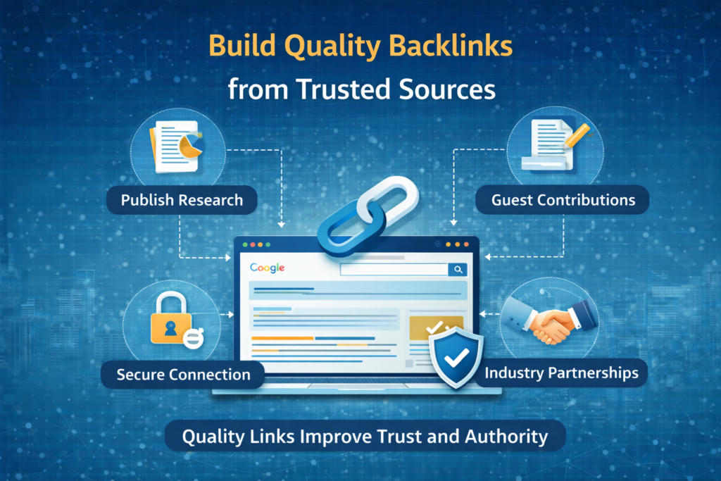 Building quality backlinks visually explained
